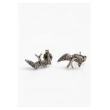 Sterling Silver Bird Earrings