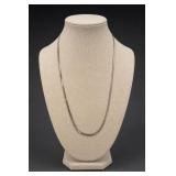 Sterling Silver Herringbone Chain Necklace 20in