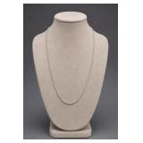 Sterling Silver Necklace Chain, 18in