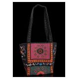 Multicolor Beaded Floral Motif Shoulder Bag