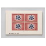 CK 1023 Four 16-Cent Special Delivery Stamps