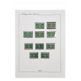 10 U.S. Special Handling & Parcel Post Stamps