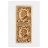 1925 Harding 1Â½-Cent Mint LH Joint-Line Pair