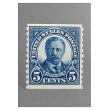 1924 Roosevelt US #602 5-Cent Postage Stamp