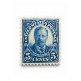 1927 Roosevelt 5-Cent United States Postage Stamp