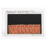 1928 Philippines Postage Due Set, 4-20 Centavos