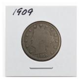 1909 Liberty Head Five-Cent Coin