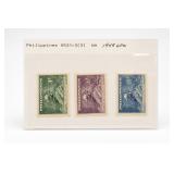 Philippines #531-3(3) 1948 UPU Stamp Set
