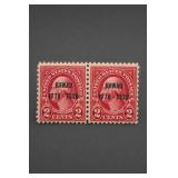 1928 U.S. #647 Hawaii 2-Cent Mint Pair O.Gum