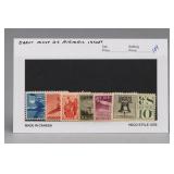 HECO Style 107B Six US Airmail Stamps