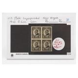 United States Harding 2-Cent Plate Block F107B