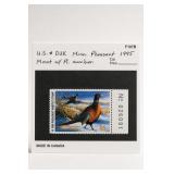1995 Minnesota Pheasant Habitat Stamp $5