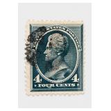 1883 U.S. #211 Andrew Jackson 4-Cent Stamp