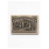 1893 U.S. #237 Columbus Presenting Natives Stamp