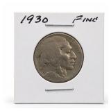 1930 Buffalo Nickel, Fine