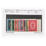 Vatican City #345-52 1962 Mint NH Stamp Set