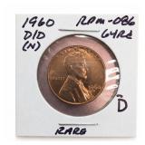 1960-D/D Lincoln Memorial Cent, D/D
