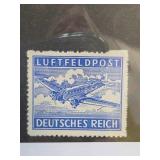 1942 Luftfeldpost Deutsches Reich Airmail Stamp
