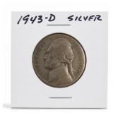 1943-D Jefferson Nickel, Silver