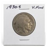1930-S Buffalo Nickel, Very Fine