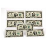1976 United States $2 Notes, 7 Offset Errors