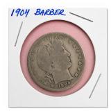 1904 Barber Half Dollar, Silver