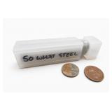50-Coin Steel Wheat Cent Roll