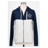 Faded Glory Navy White Zip Hoodie Small
