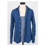 Banana Republic Slim Fit Blue Shirt Size S