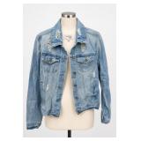 Working Title Denim Distressed Jean Jacket M