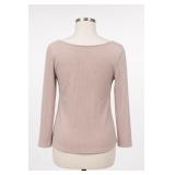 GUESS Ribbed Long Sleeve Top Size L