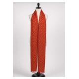 Red Paisley Pattern Scarf