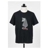 Hiclol XL Black Graphic Rat T-Shirt