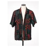 Izod 100% Cotton Geometric Patchwork Shirt