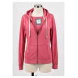 Aerie Pink Hooded Full-Zip Jacket Size 1/8