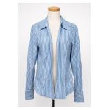 Foxcroft NYC Heritage Monsoon Striped Shirt 10