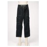 VIP Jeans Black Cargo Pants Size 5/6