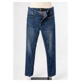 Seeded & Sewn Nathan Slim Straight Jeans W34 L34