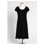 The Attic U.S.A. Black Short Sleeve Dress