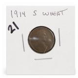 1914-S Lincoln Wheat Cent