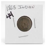 1863 Indian Head Cent
