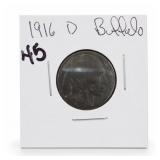1916-D Buffalo Nickel