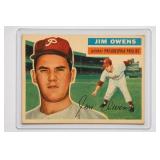 1956 Topps Jim Owens #114 Card