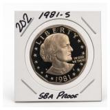 1981-S Susan B. Anthony Dollar, Proof