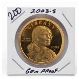 2003-S Sacagawea Dollar, Gem Proof