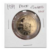 1989-S Congressional Half Dollar, Proof