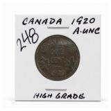 1920 Canadian Small Cent