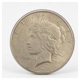 1926-S Peace Silver Dollar About UNC