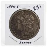 1885-S Morgan Dollar, Silver