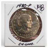 1980-P Susan B. Anthony Dollar, CH.UNC.